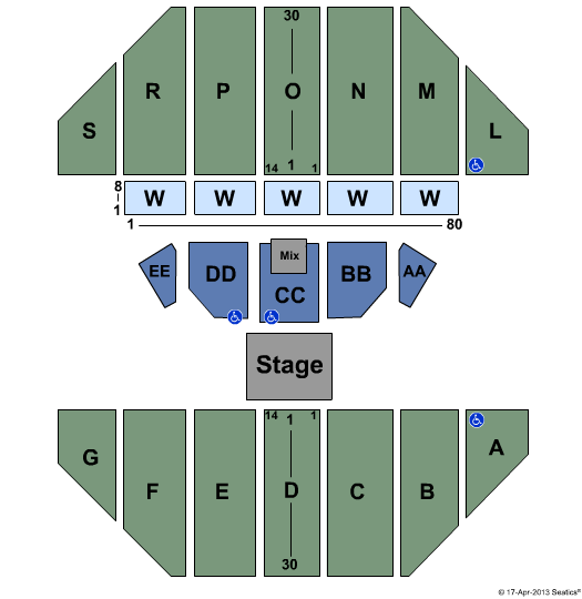 Sioux Falls Arena Larry The Cable Guy Seating Chart